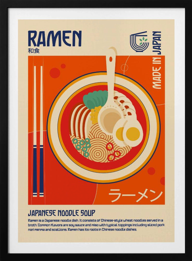 Ramen Japanisches Essen Poster