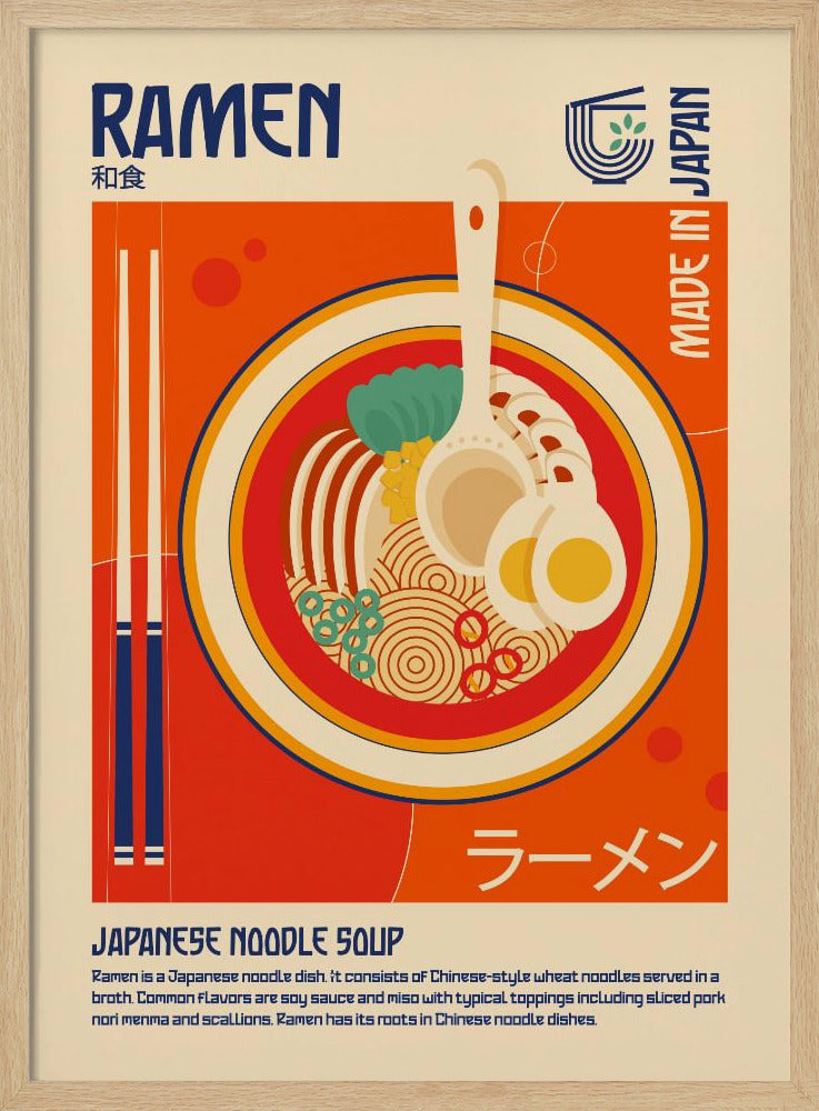 Ramen Japanisches Essen Poster