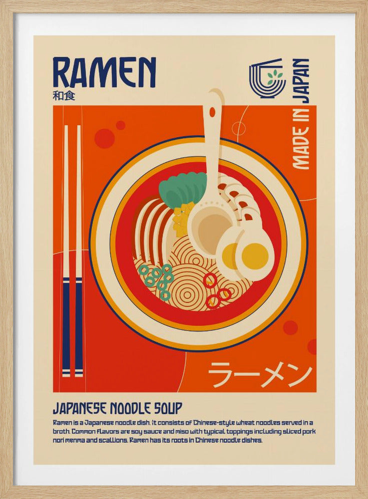 Ramen Japanisches Essen Poster