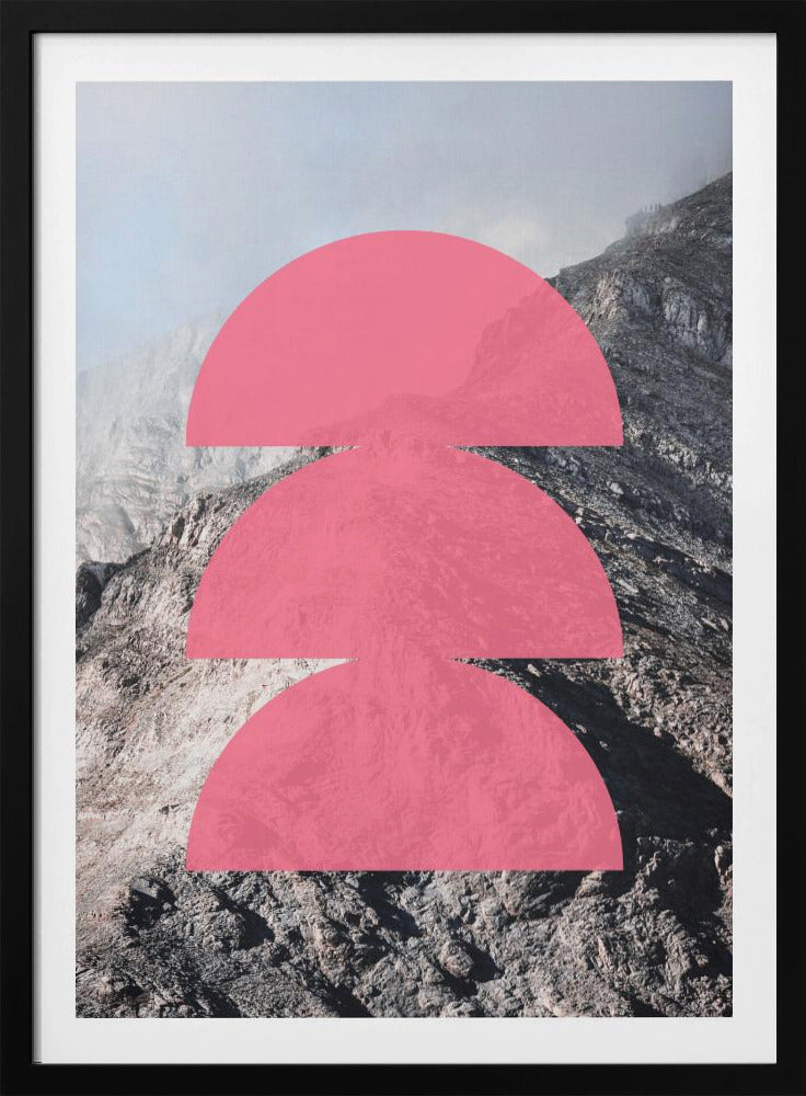 Rosa Horizontschichten | Poster
