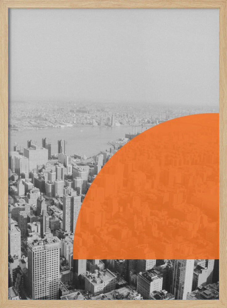 Urbane Sonnenuntergangsfarben | Poster