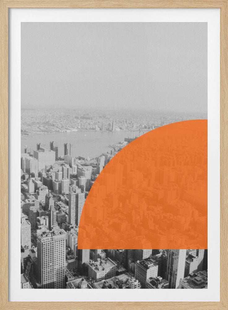Urbane Sonnenuntergangsfarben | Poster