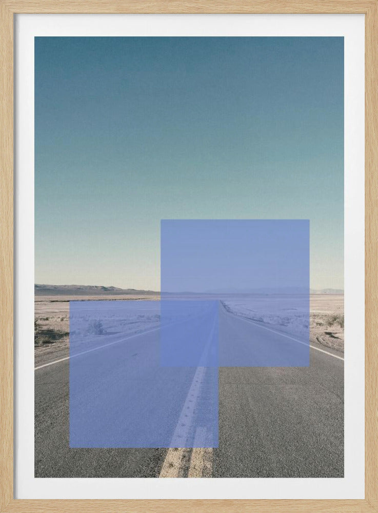 Wüstenhorizontblöcke | Poster