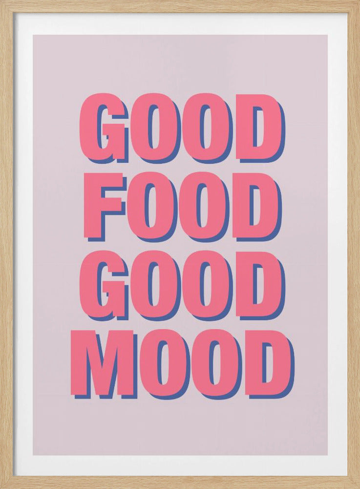 Positive Vibes Mahlzeit | Poster
