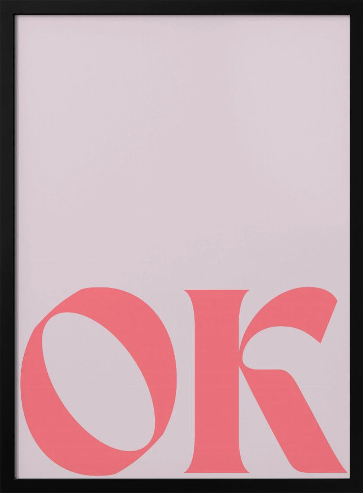 Kräftiges Pink | Poster