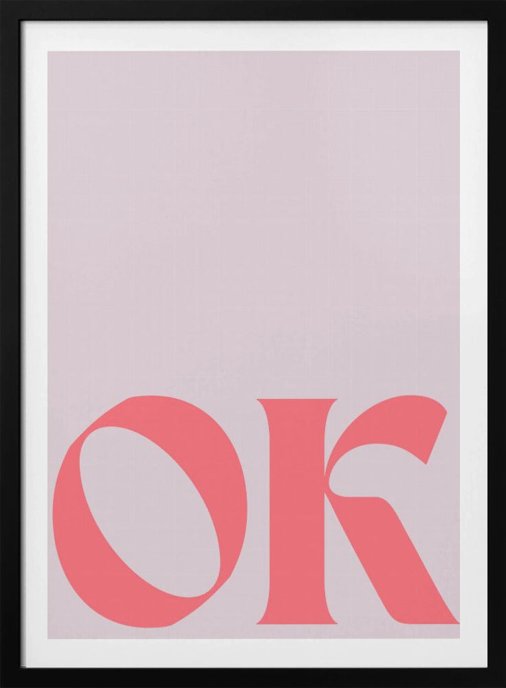 Kräftiges Pink | Poster