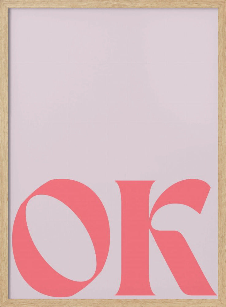 Kräftiges Pink | Poster