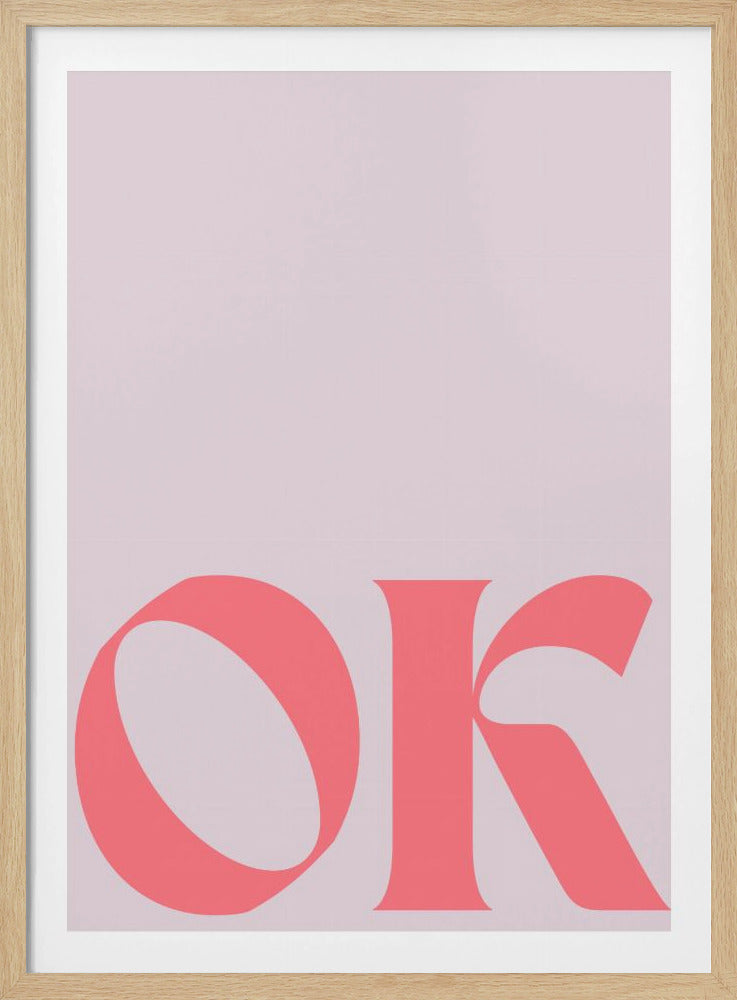 Kräftiges Pink | Poster