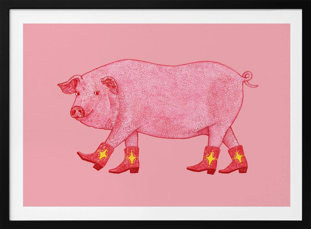 Marjorie, das Cowgirl-Schwein | Poster