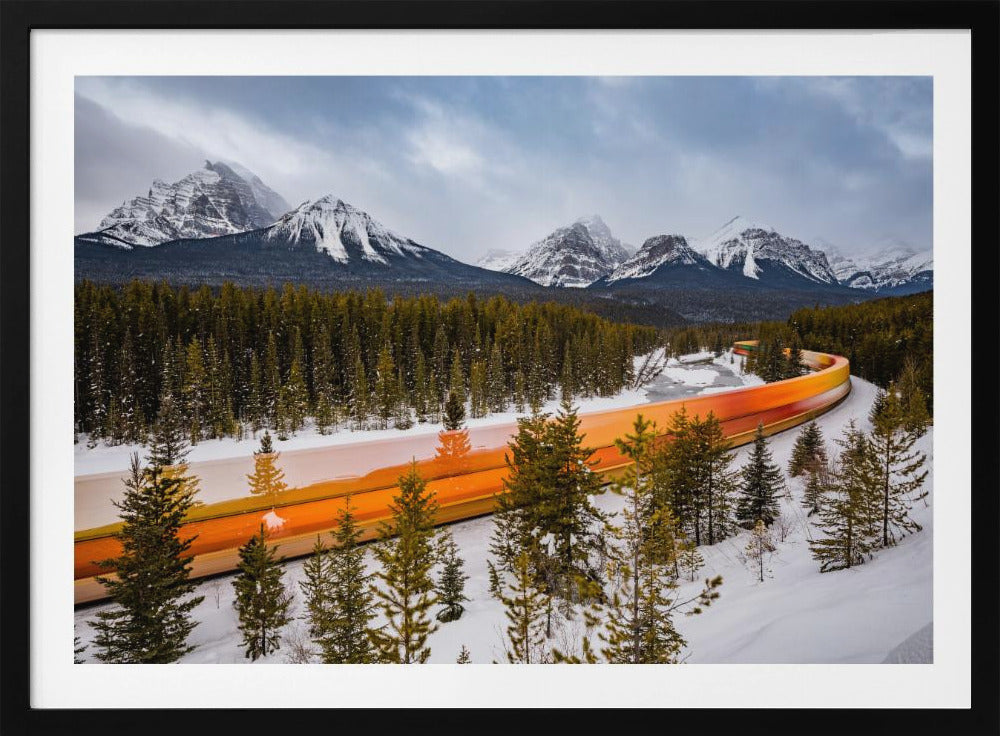 Morant's Curve im Winter | Poster