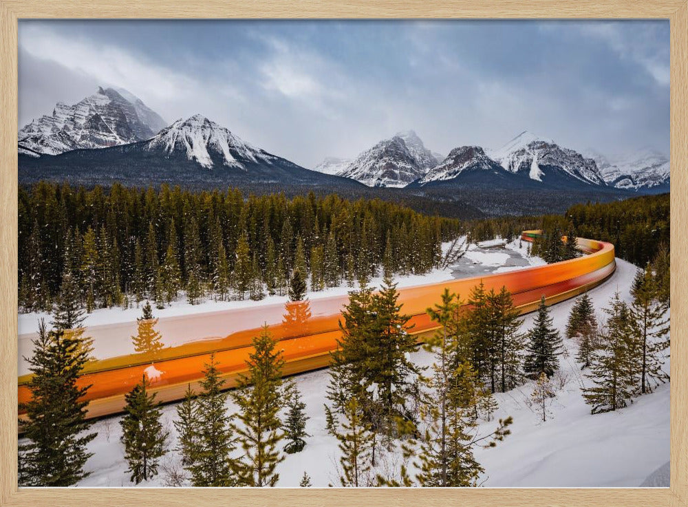 Morant's Curve im Winter | Poster