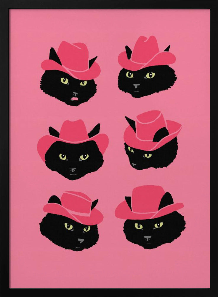 Marcy, die Cowgirl-Katze | Poster