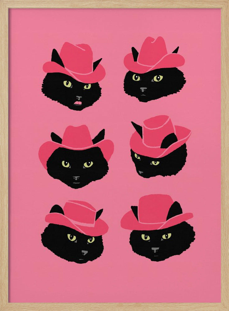 Marcy, die Cowgirl-Katze | Poster