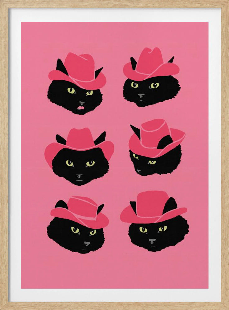Marcy, die Cowgirl-Katze | Poster