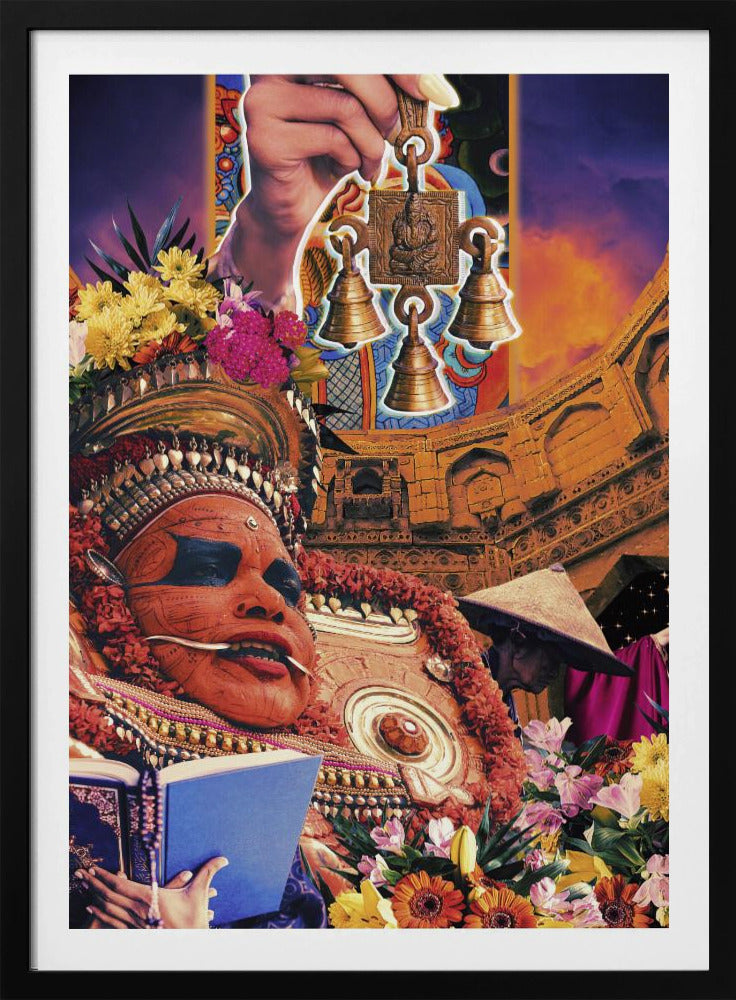 Retro Fantasy Kultur Collage | Poster