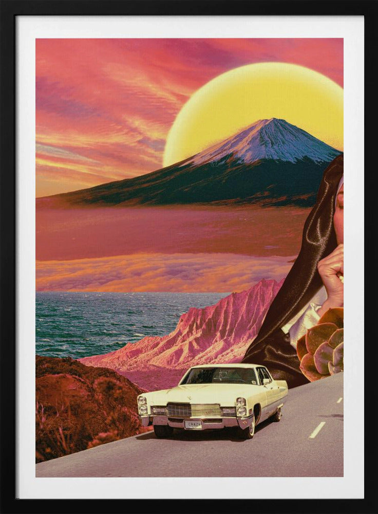 Retro-Landschaftscollage | Poster