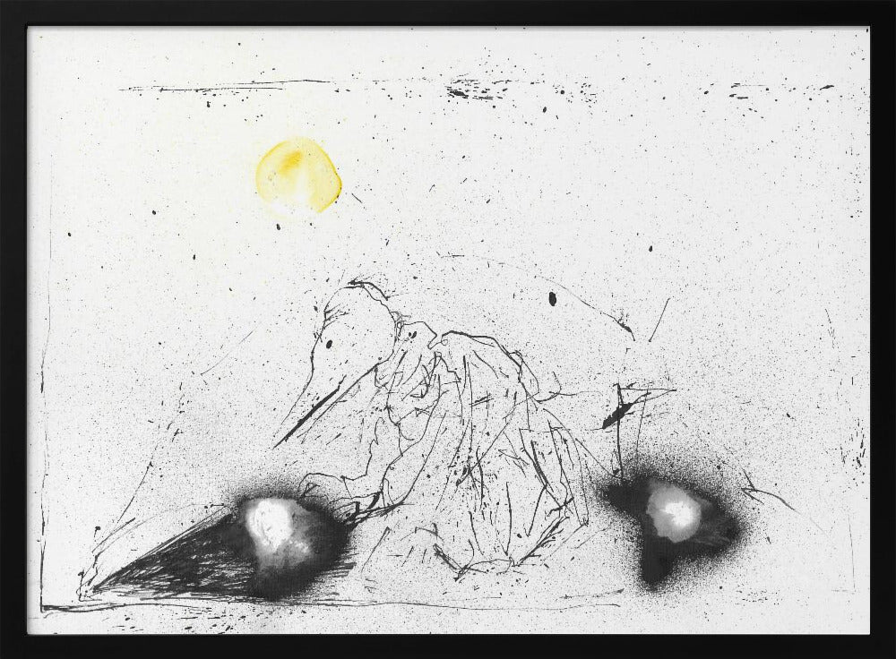 Der surrealistische Vogel | Poster