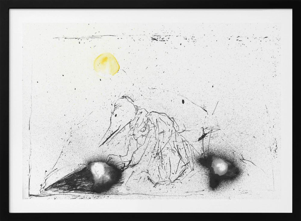 Der surrealistische Vogel | Poster