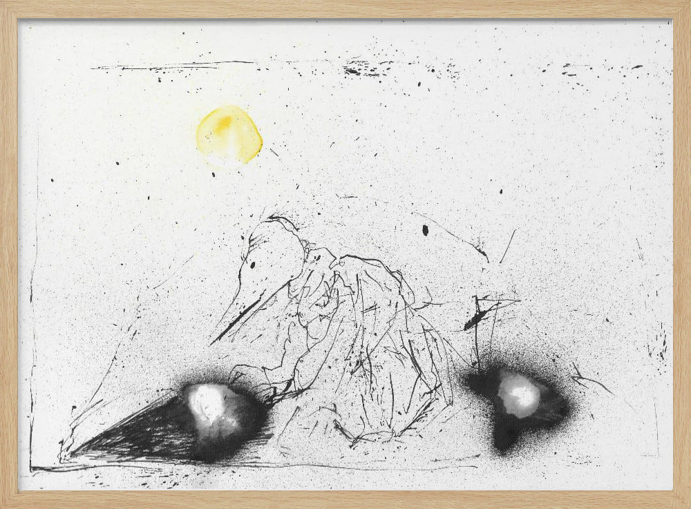 Der surrealistische Vogel | Poster