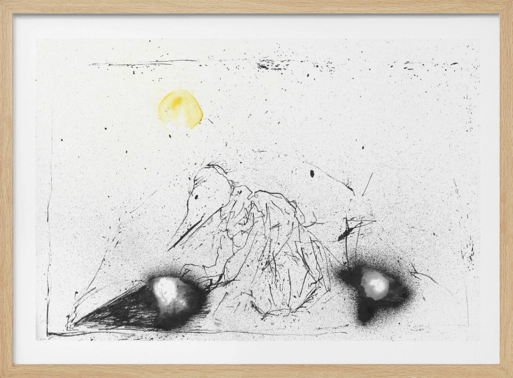 Der surrealistische Vogel | Poster
