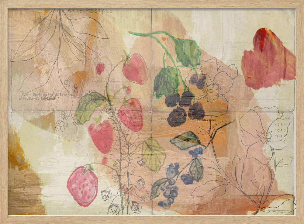Obstpostkarten | Poster