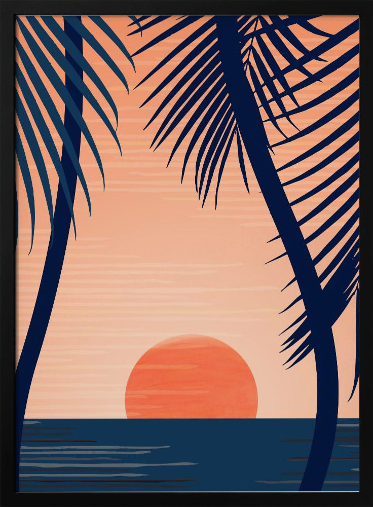 Sonnenuntergang am Strand | Poster