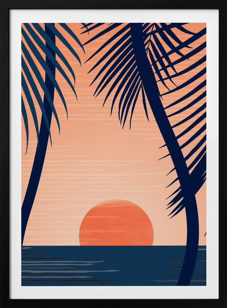 Sonnenuntergang am Strand | Poster
