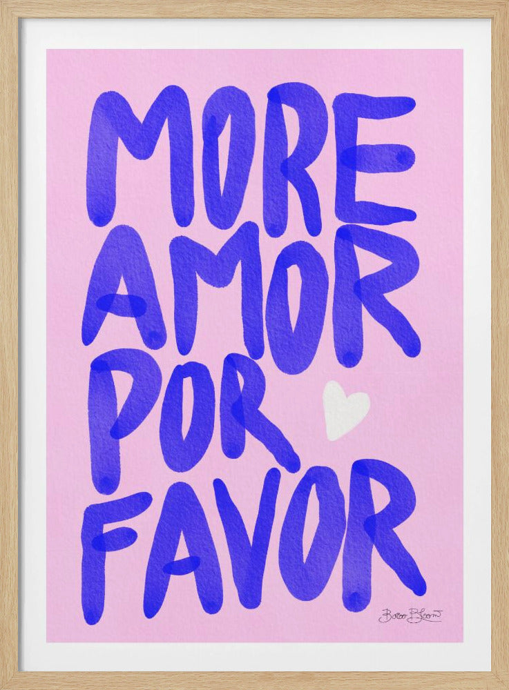 Mehr Amor Por Favor | Poster