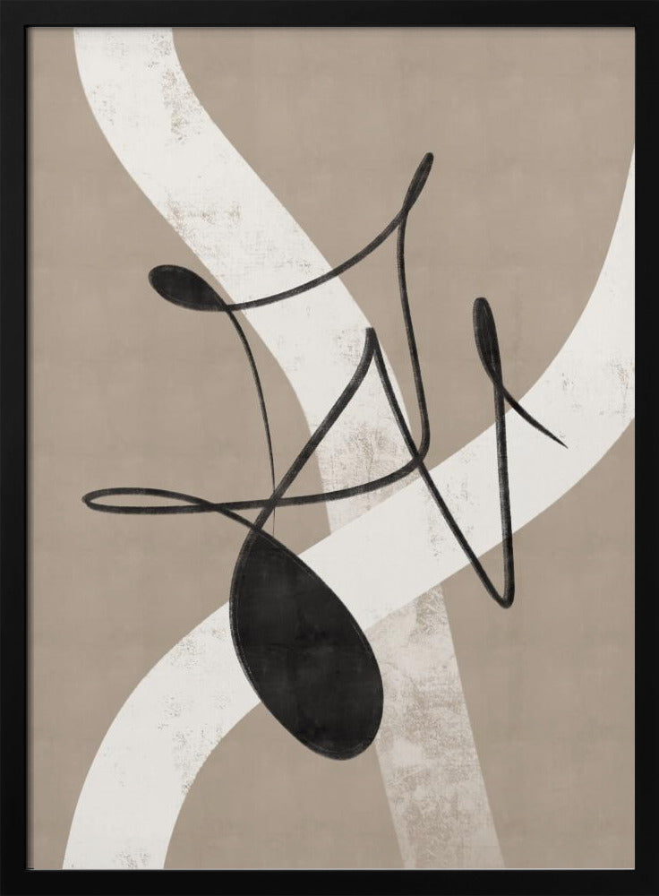 Beige abstrakt Nr. 2 | Poster