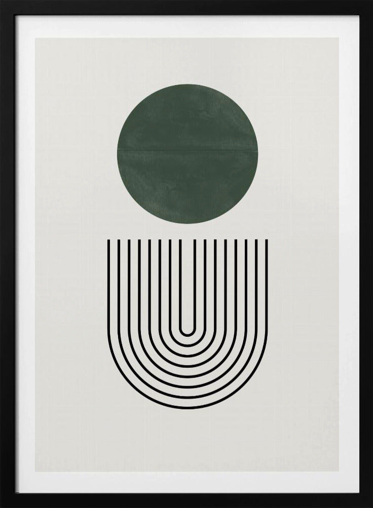 Circle and Lines | Poster