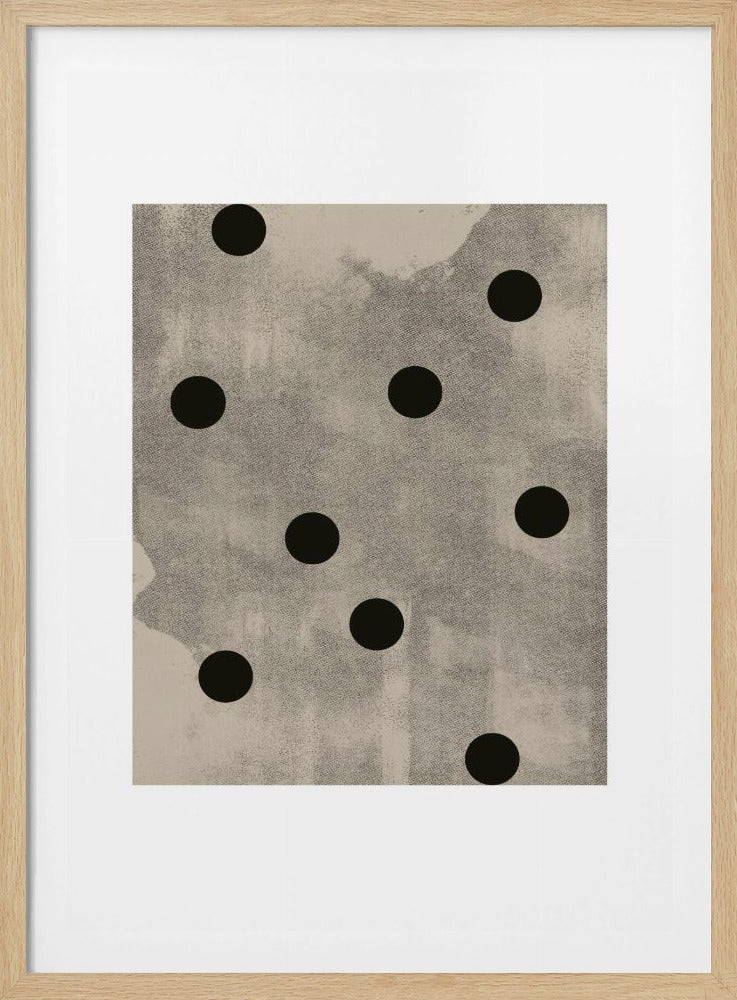 Monochrome Kreise | Poster