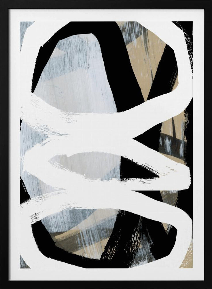 Fettes Schwarz auf Weiß Nr. 3 | Poster