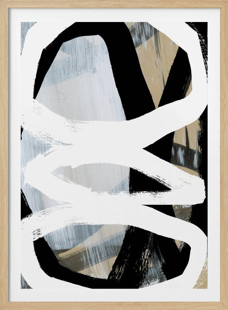 Fettes Schwarz auf Weiß Nr. 3 | Poster