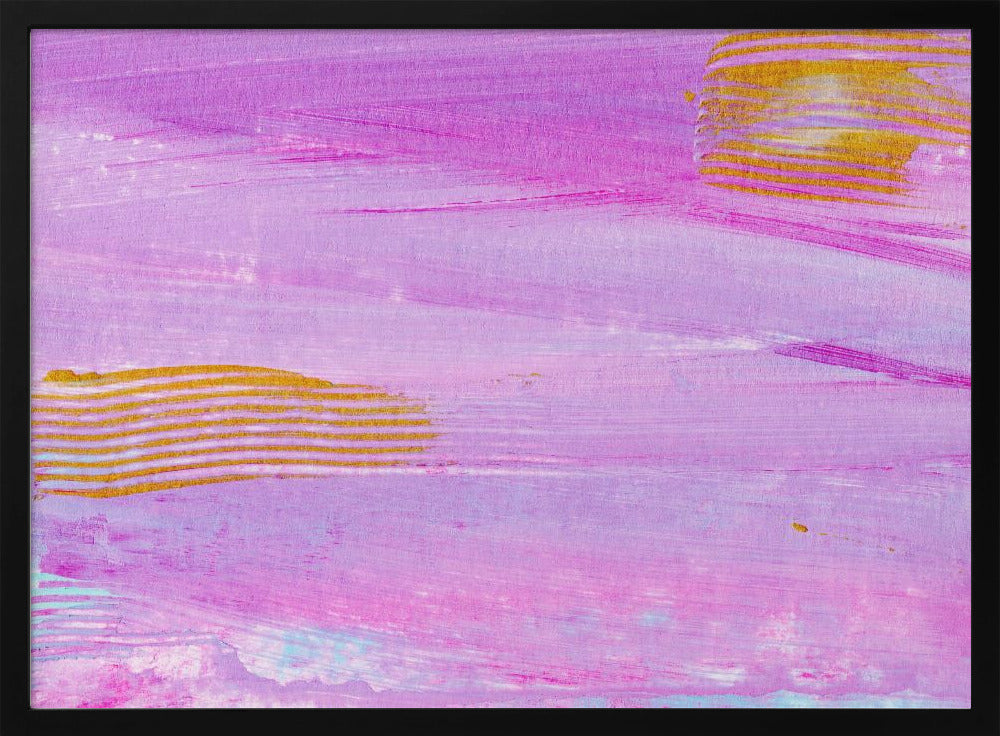 Bunte Striche Horizontal | Poster