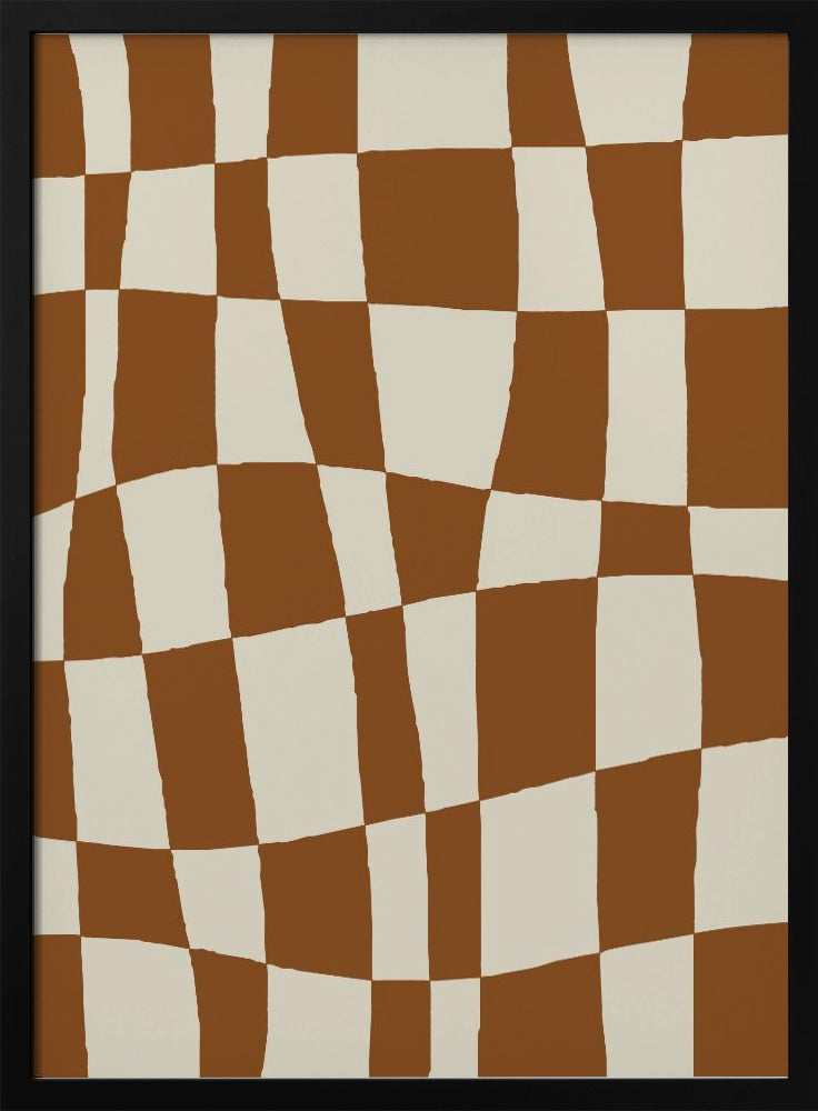Minimalistisches Schachbrett | Poster