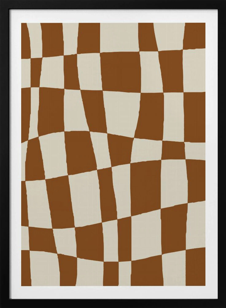 Minimalistisches Schachbrett | Poster