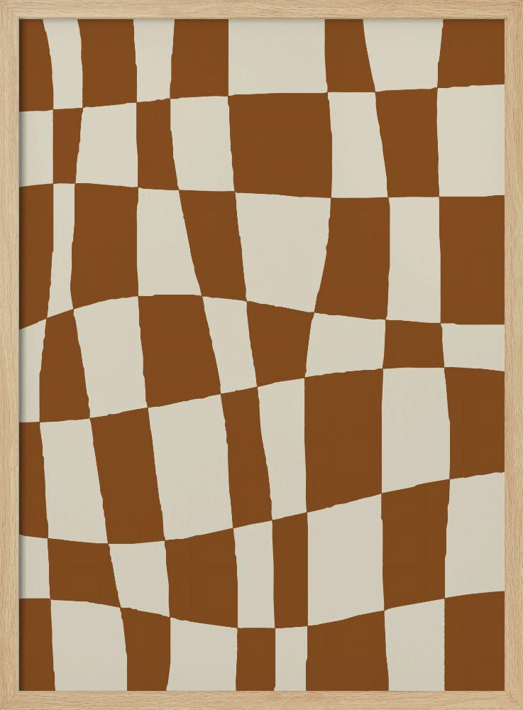 Minimalistisches Schachbrett | Poster