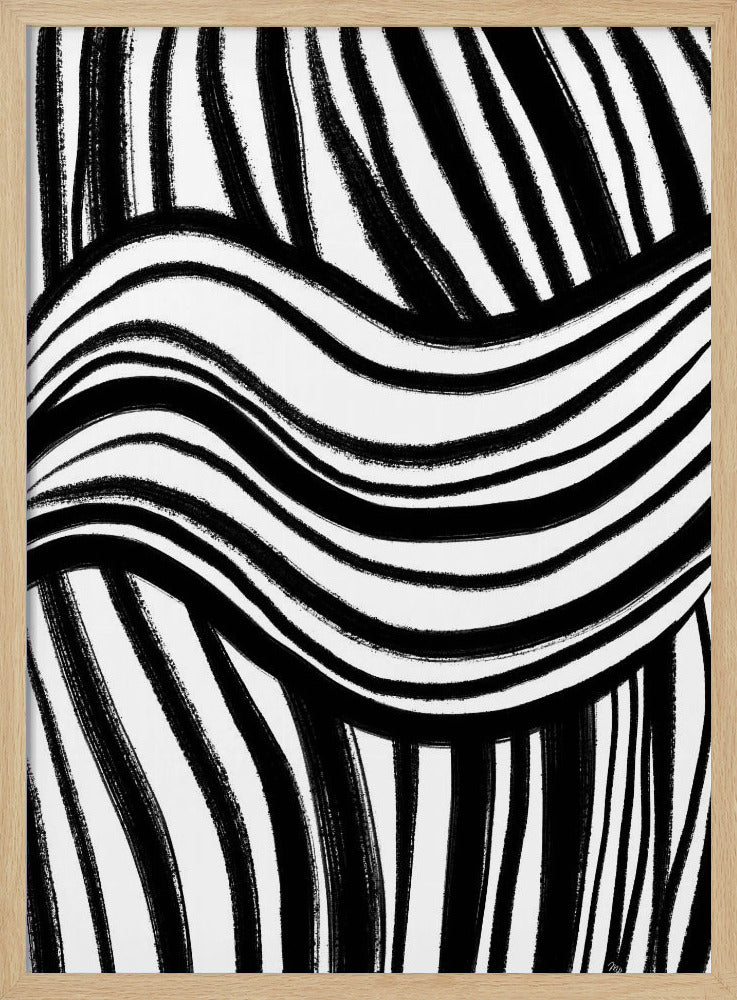 Welle der Streifen | Poster