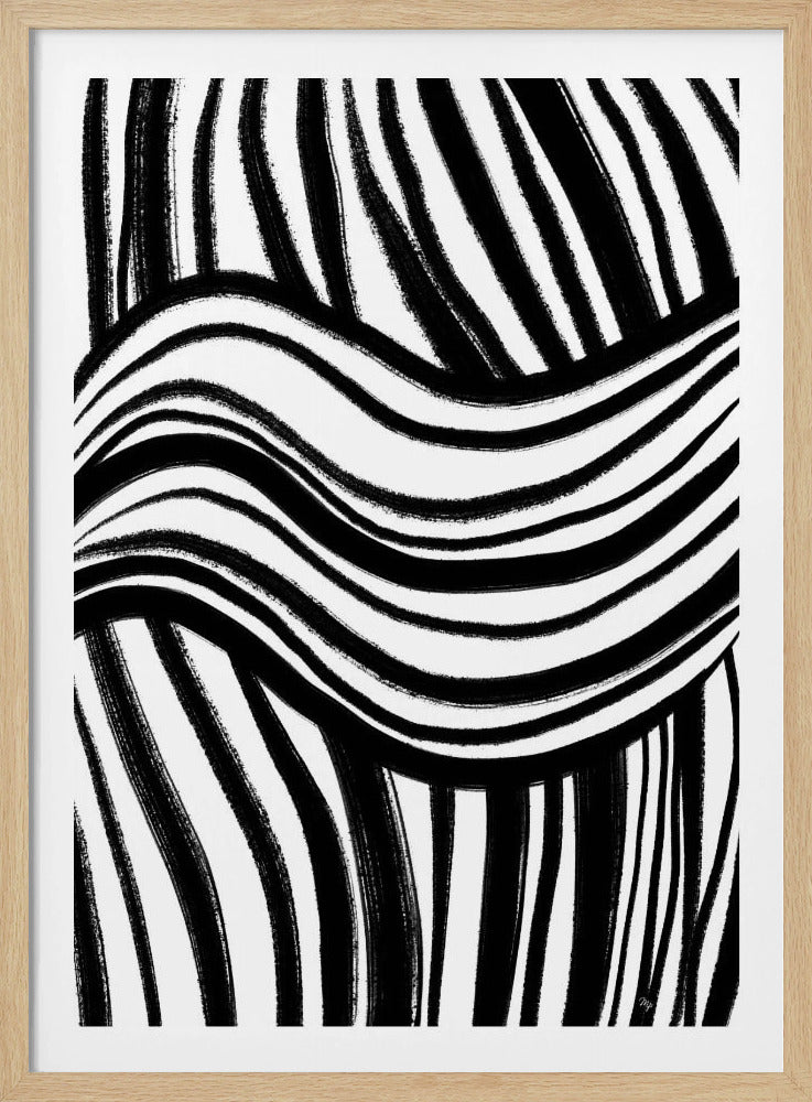 Welle der Streifen | Poster