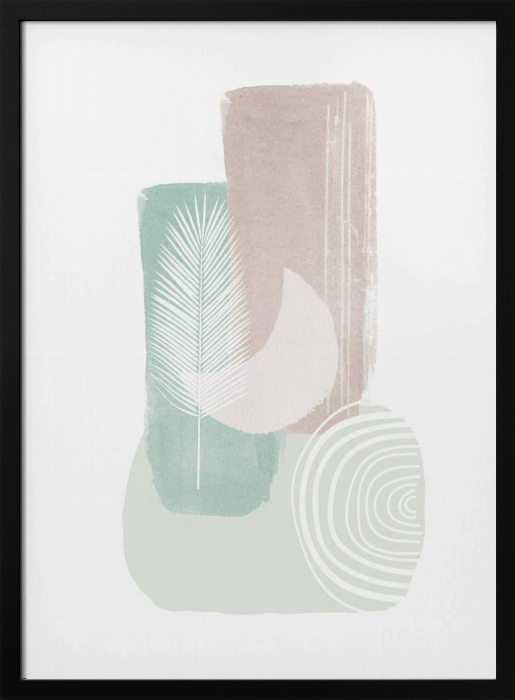 Formen in Pastell | Poster
