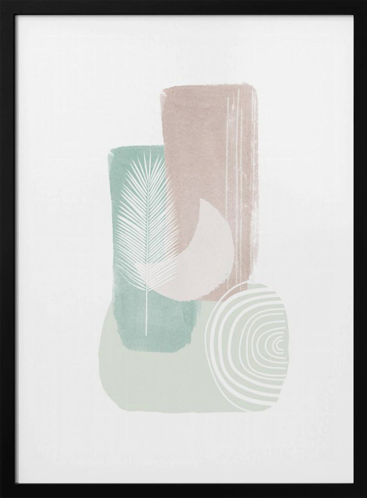 Formen in Pastell | Poster