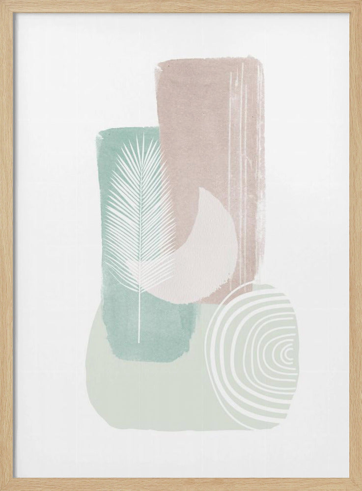 Formen in Pastell | Poster