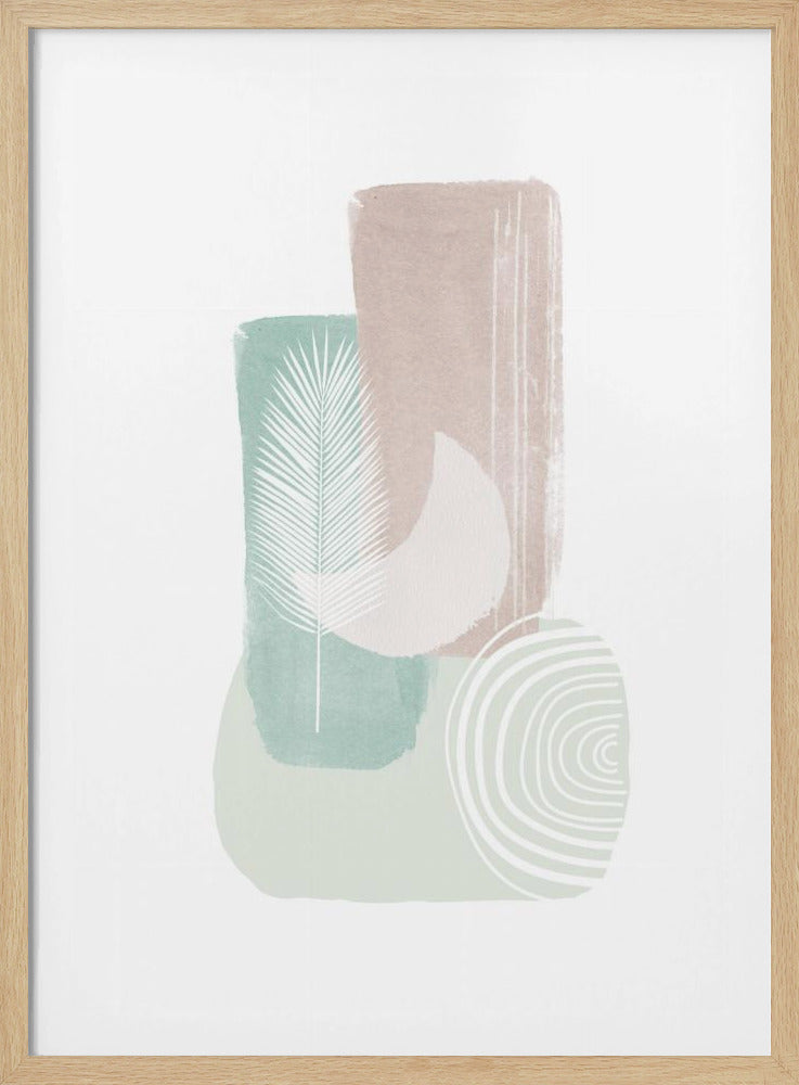 Formen in Pastell | Poster