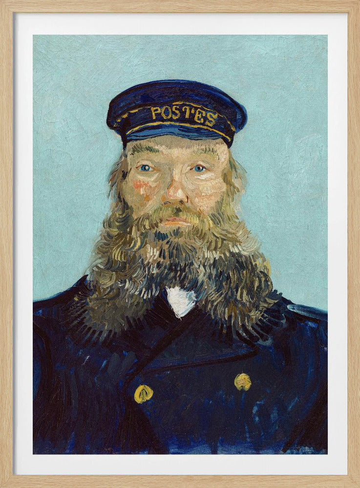 Porträt des Postboten Roulin von Vincent Van Gogh (1888) | Poster