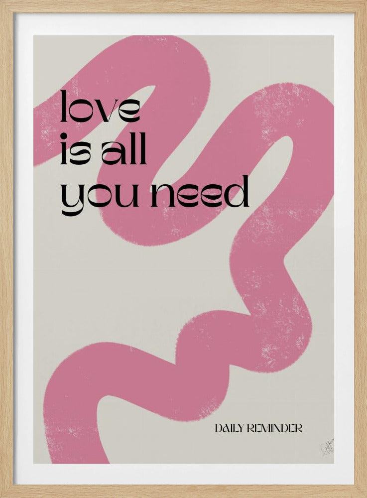 Liebe ist alles, was du brauchst | Poster