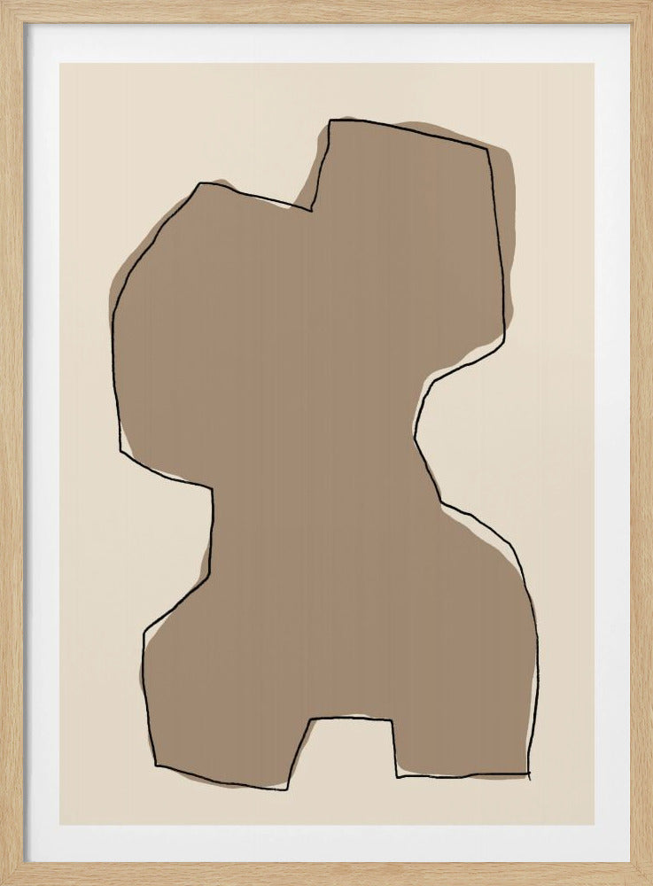 Abstrakte Silhouette | Poster