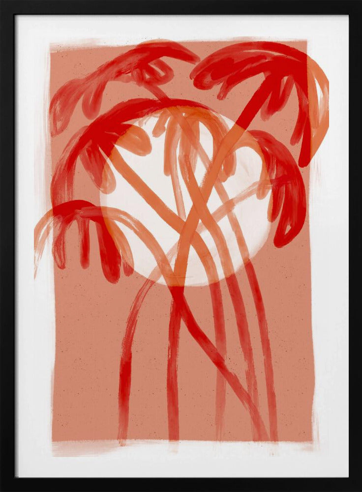 Purpurrote Palmen | Poster