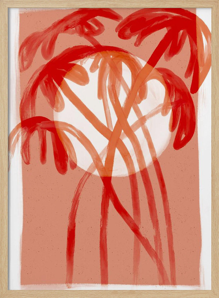 Purpurrote Palmen | Poster