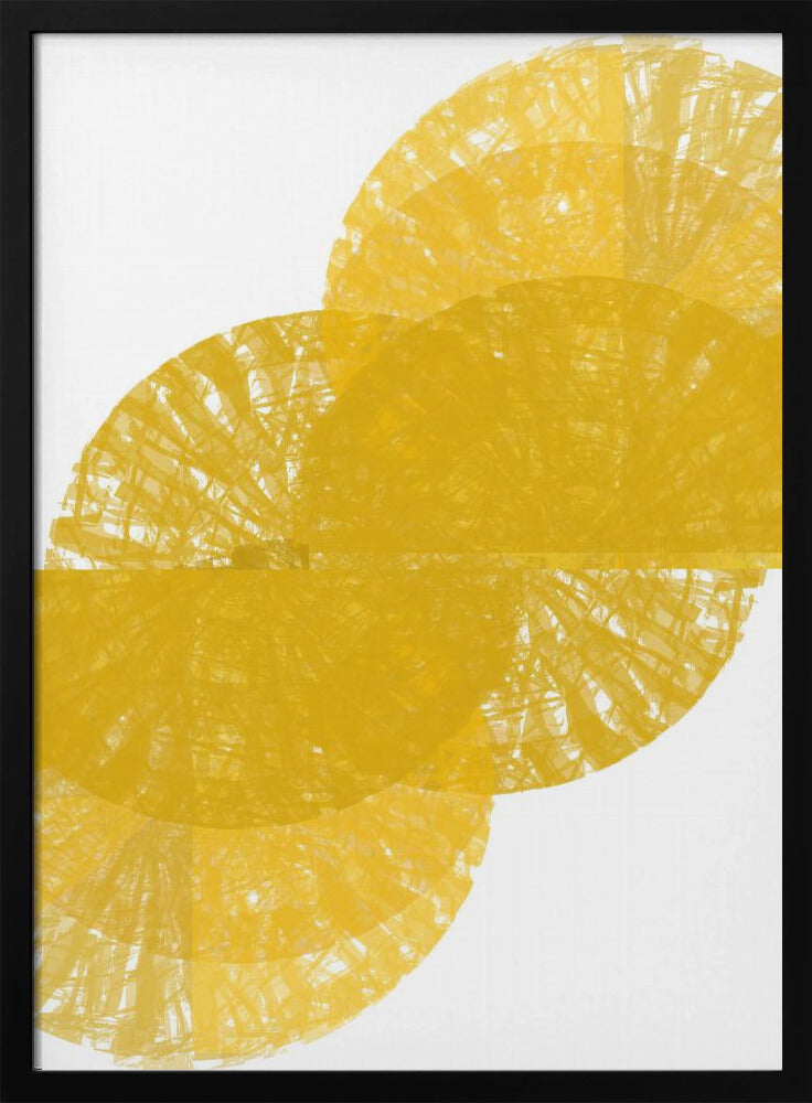 Yellow Circle Fans 1 | Poster