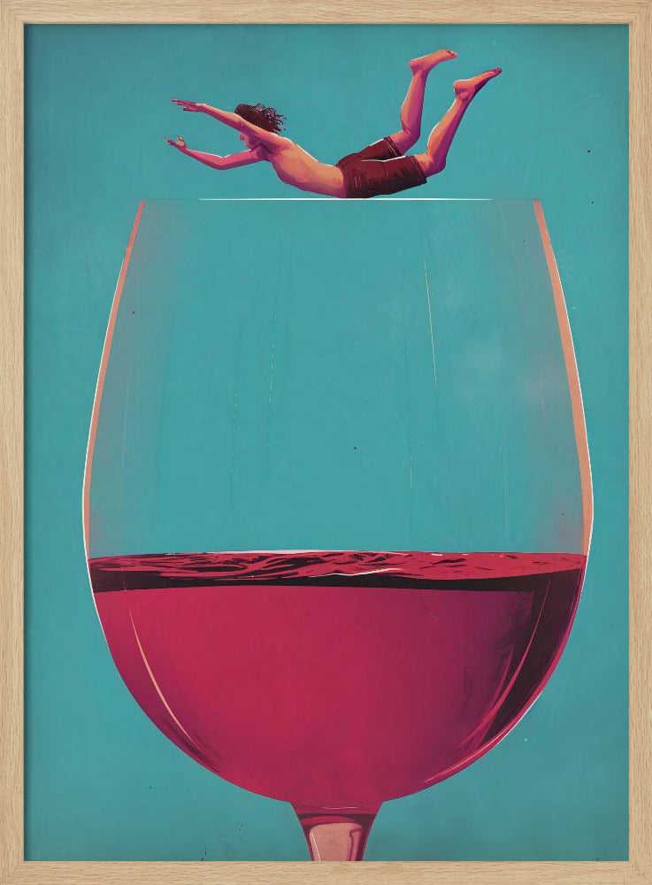 Weintauchgang | Poster